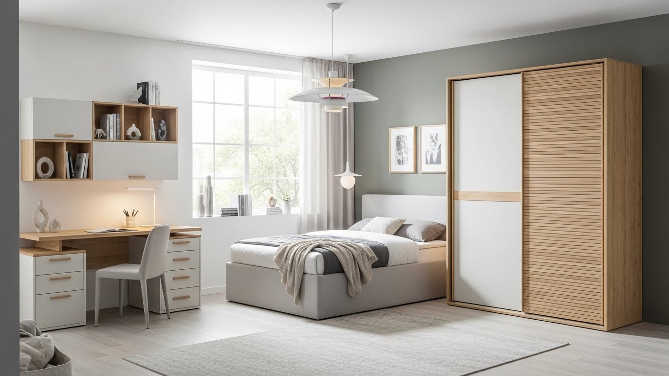 Mutti Beyaz Genç Odası Takımı